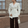 Rückenfreies Blazer-Top