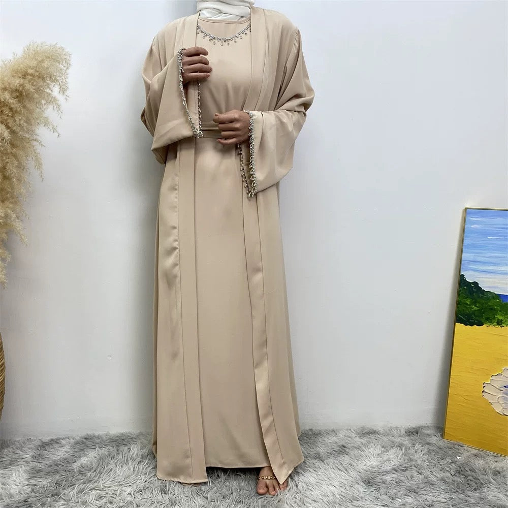 Klassische Abaya mit Glitzer