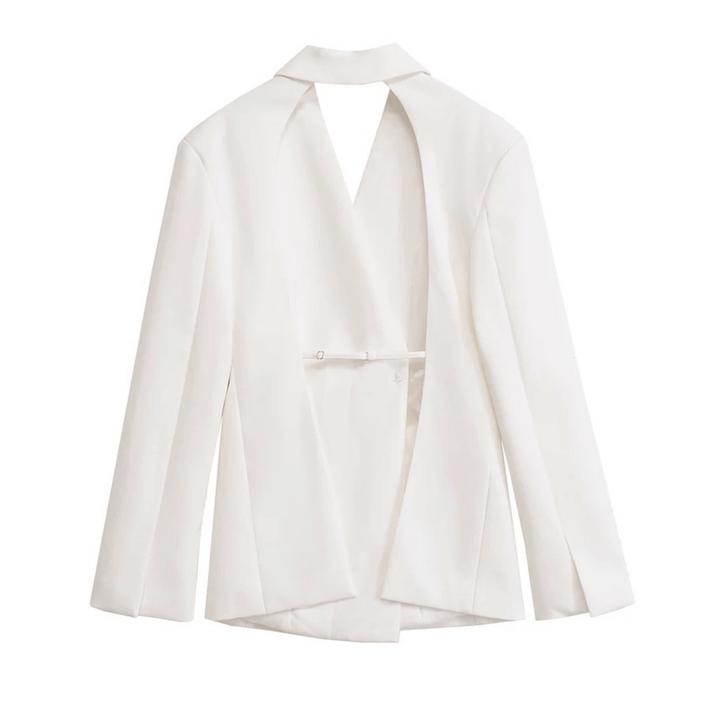 Rückenfreies Blazer-Top