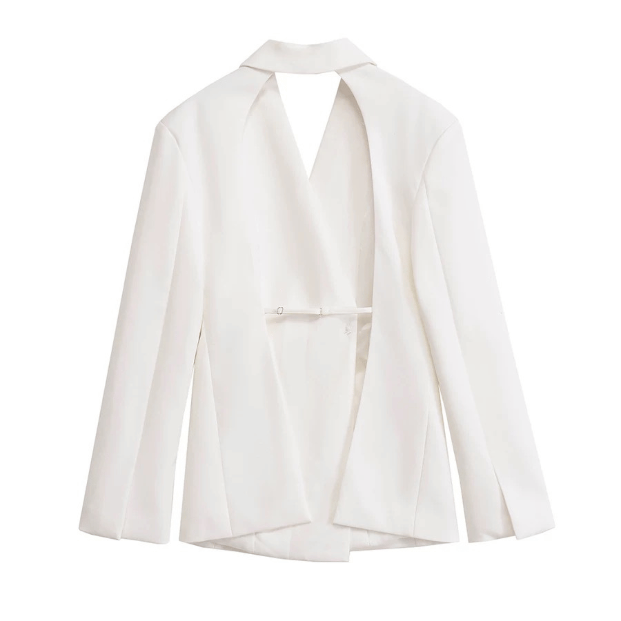 Rückenfreies Blazer-Top