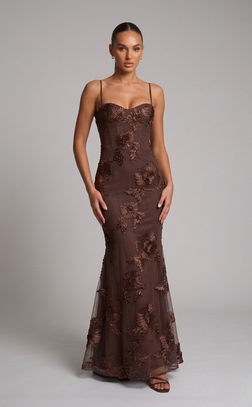 Luxury Floral Maxi Dress