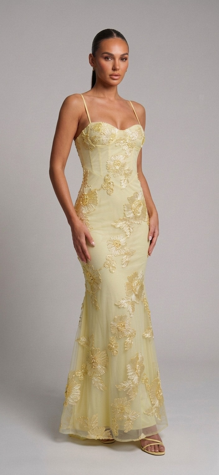 Luxury Floral Maxi Dress