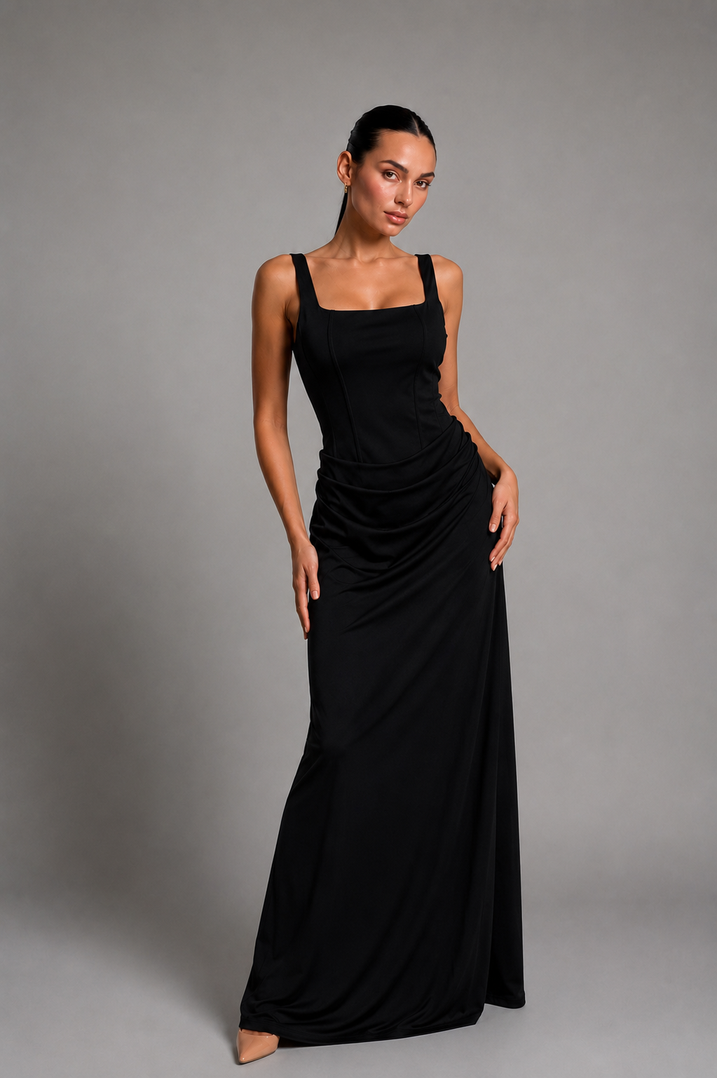 Korsett Maxikleid