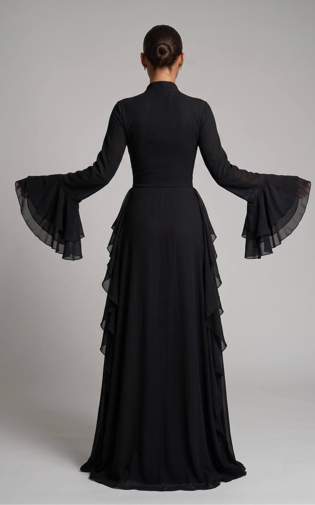 Elegantes Abaya mit Volants
