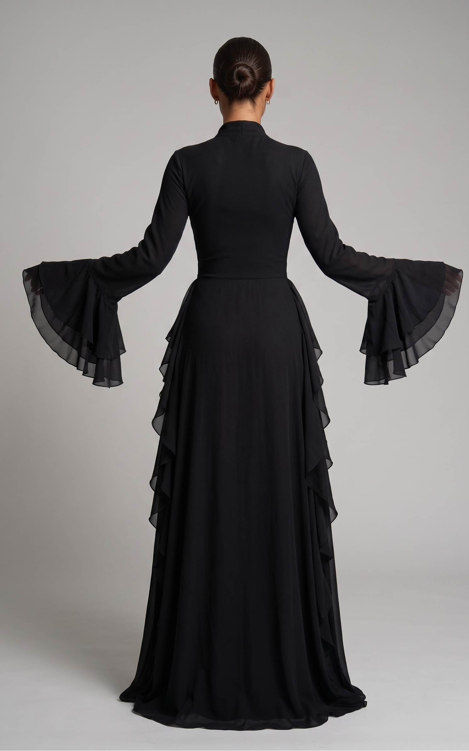 Elegantes Abaya mit Volants
