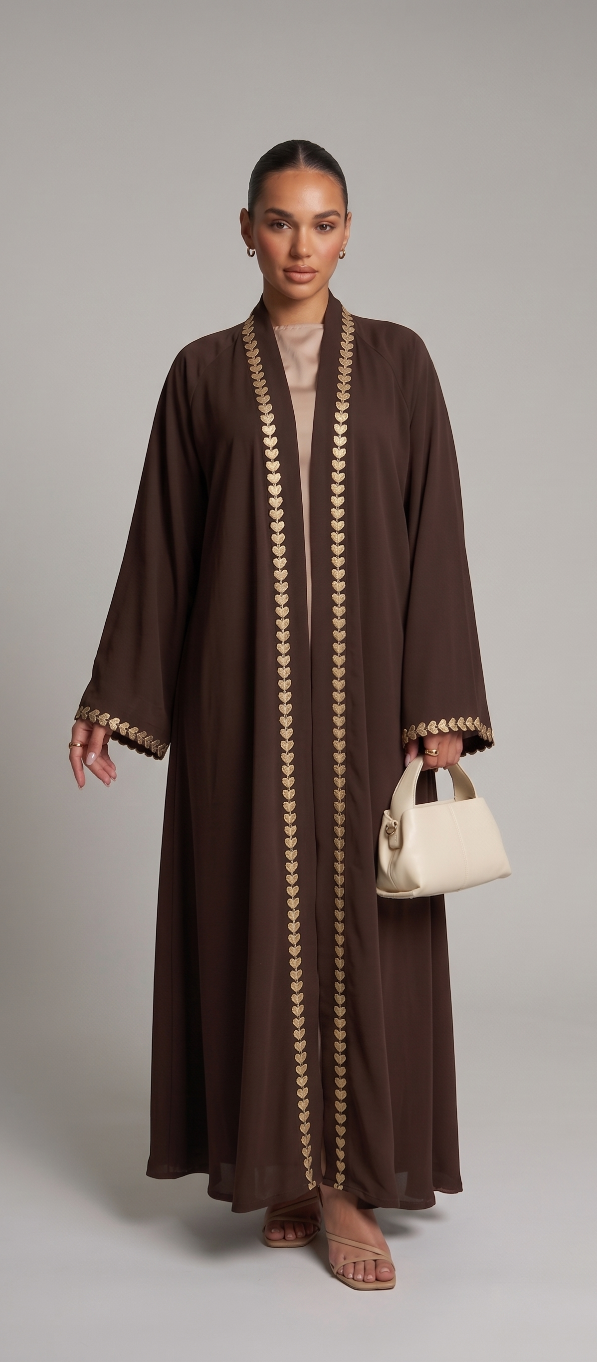 Kimono mit floralen Details