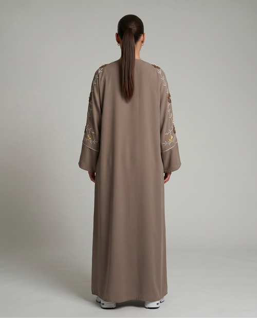 Bestickter Kimono mit Blumenmuster