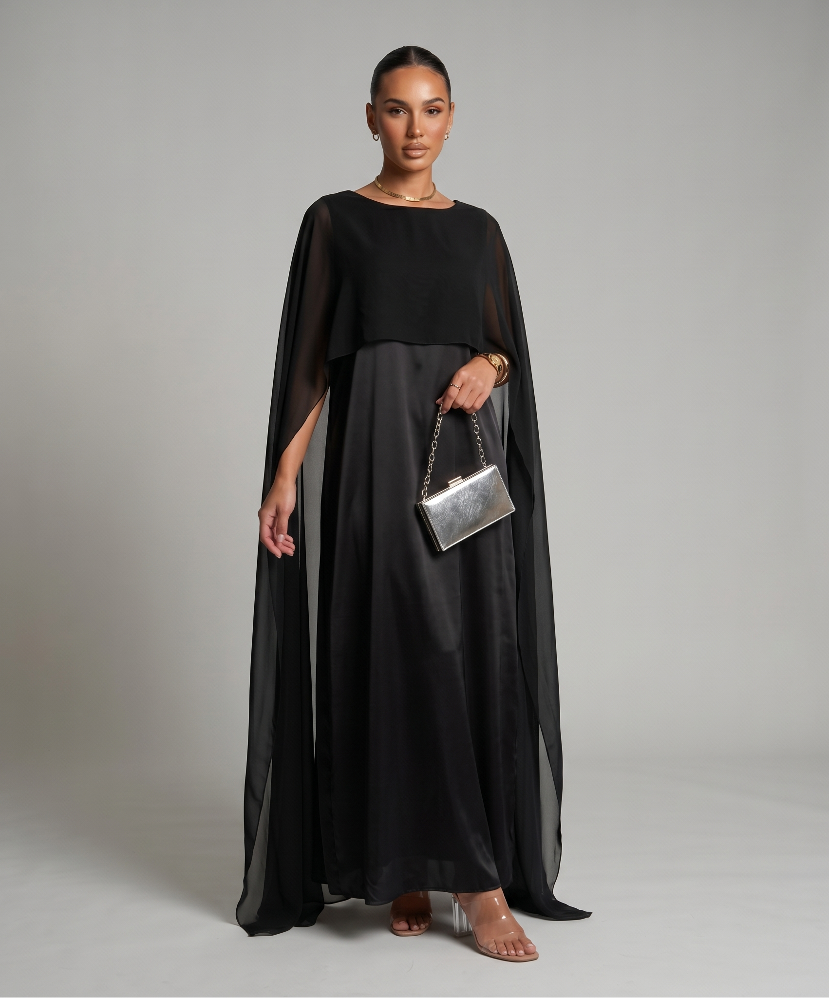 Abaya mit Cape
