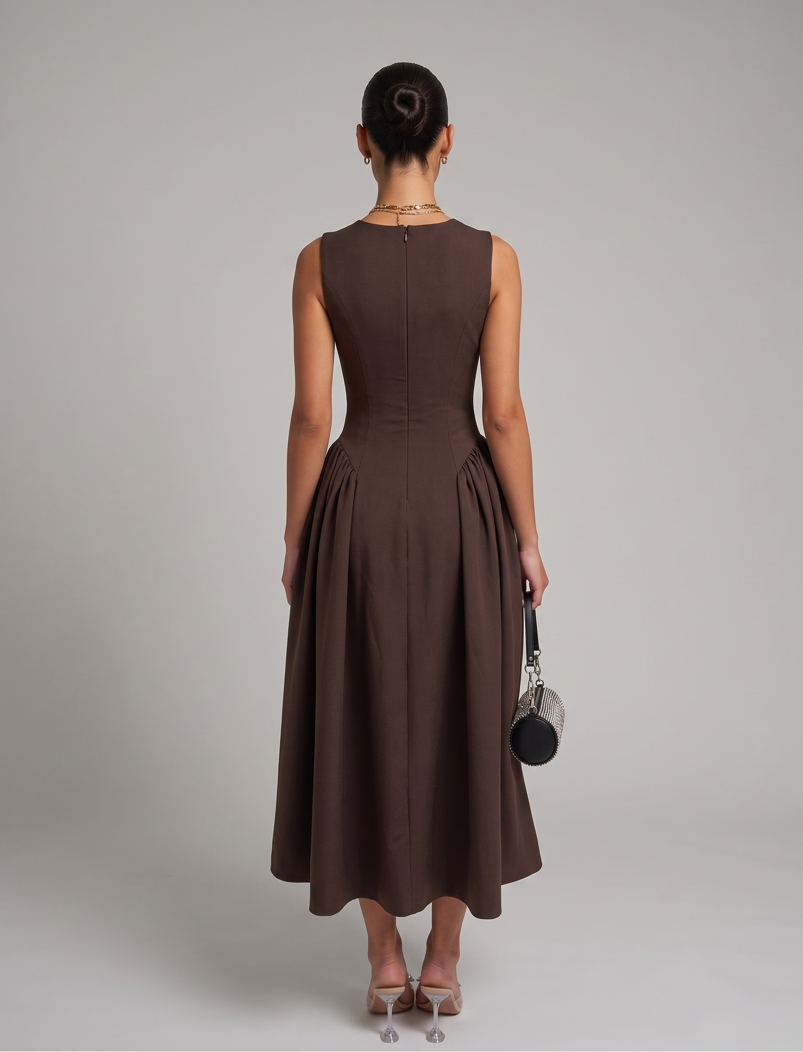 Cap Sleeve Maxikleid