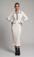 Elegantes Maxikleid mit Akzenten