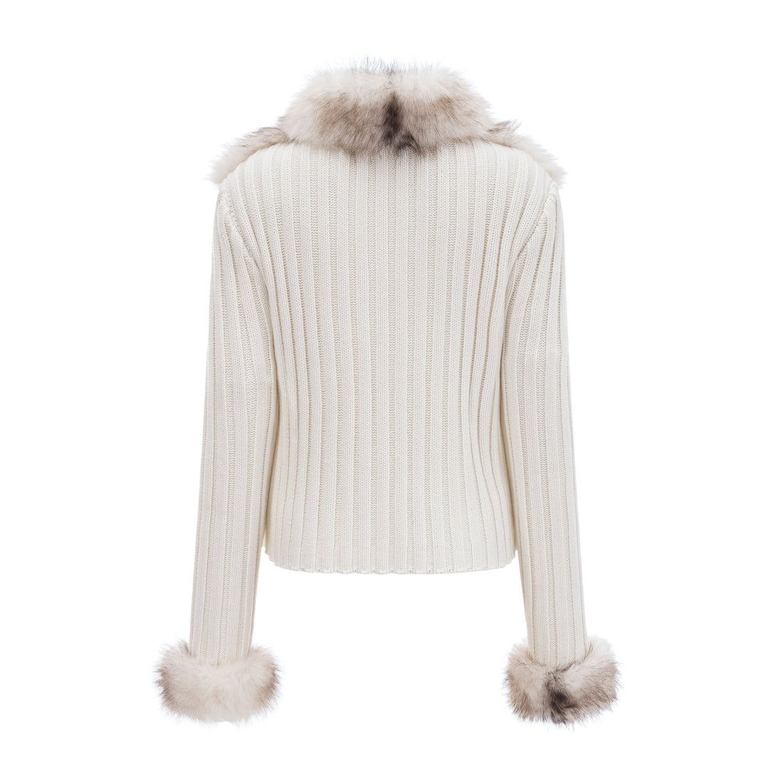 Cardigan mit Fell