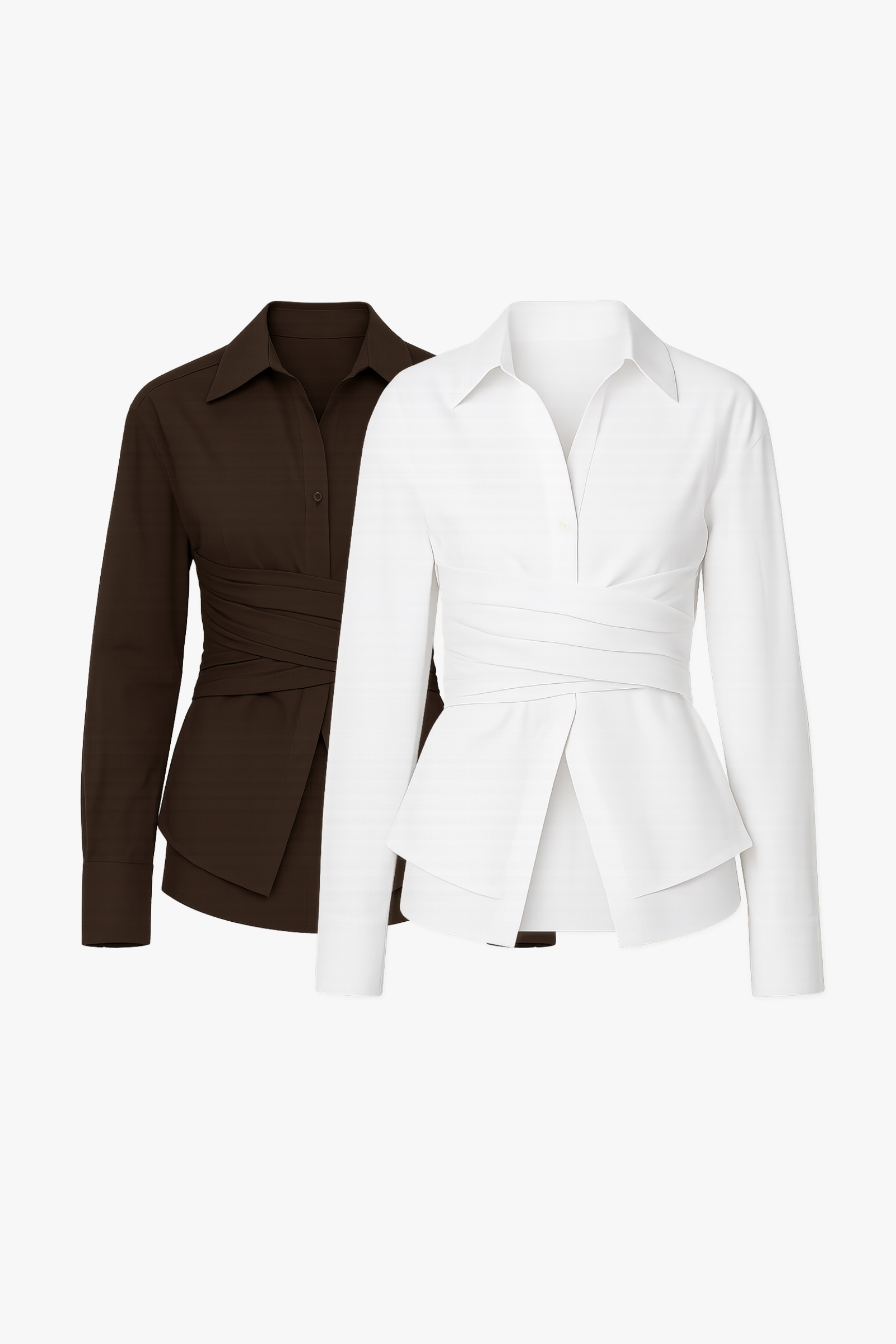 Bluse mit Taillenschnürung