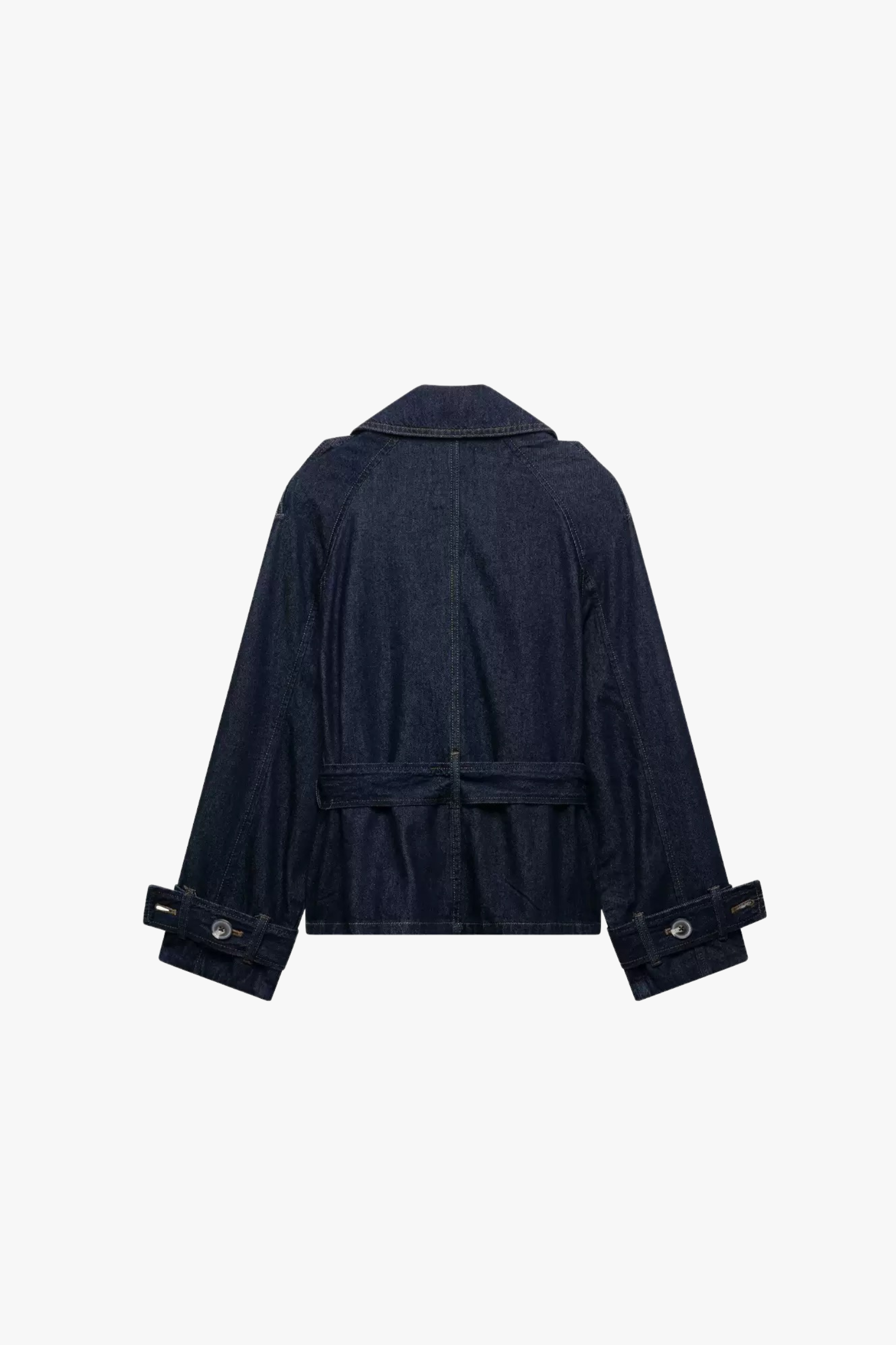Jeansjacke mit Gürtel