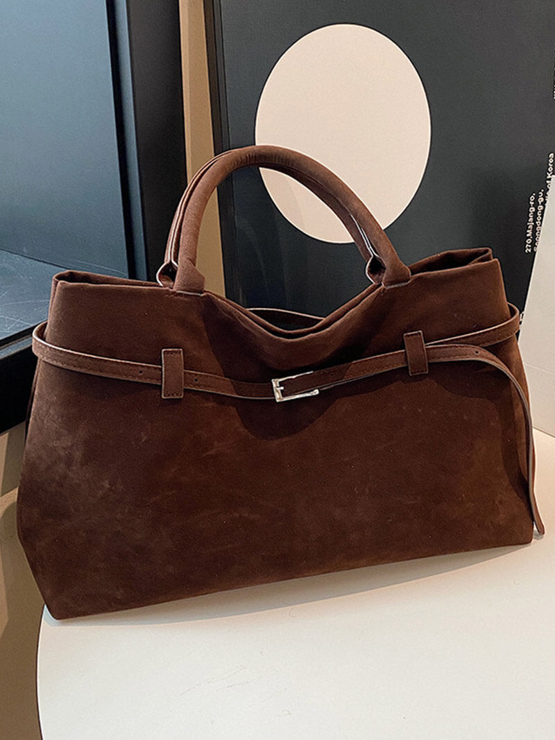 Wildleder Handtasche