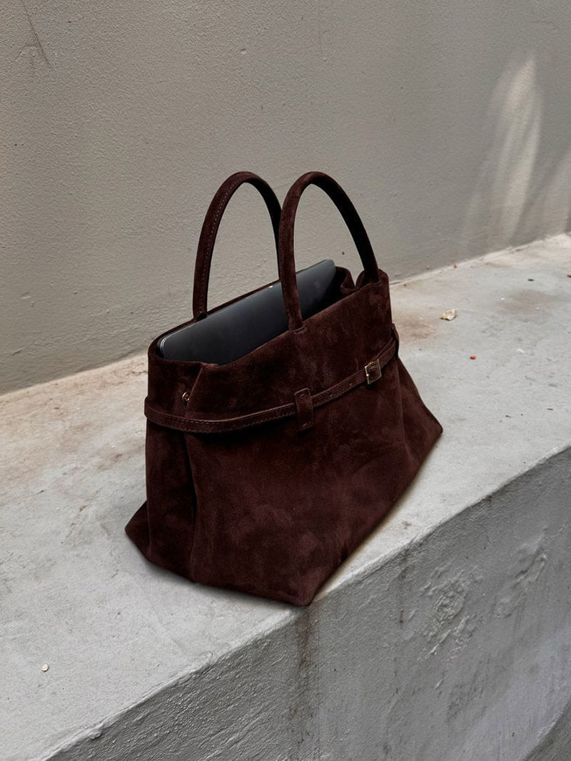 Wildleder Handtasche