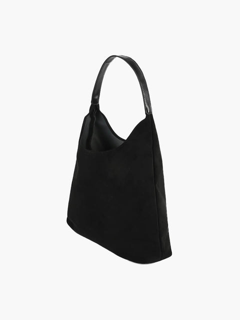 Handtasche in Wildlederoptik