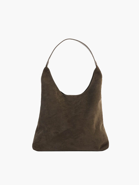 Handtasche in Wildlederoptik
