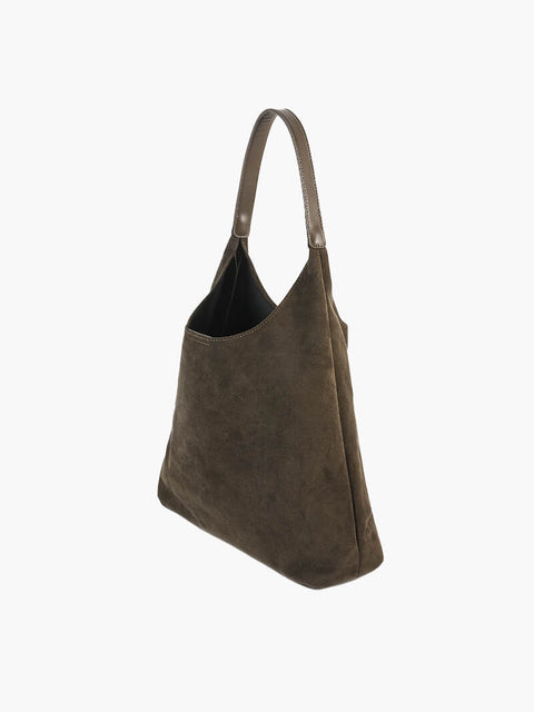 Handtasche in Wildlederoptik