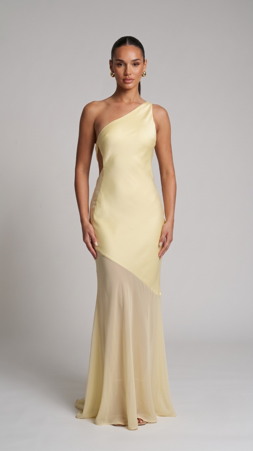 One-Shoulder Abendkleid